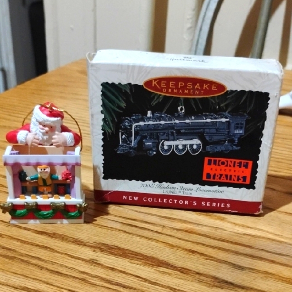 HALLMARK 1992 Keepsake Hanging Ornaments Bundle of 2